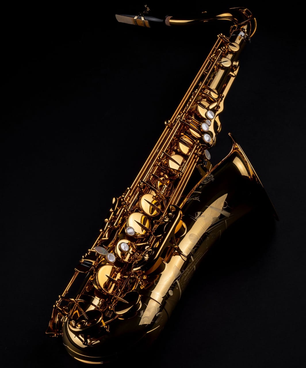 Live saxophone performance